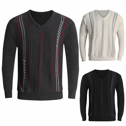 Mens jumpers neck classic - jumpers, v