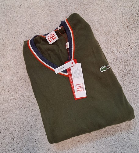 Lacoste mens knitted jumper - mens,