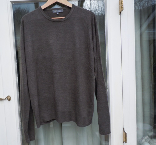 Man neck jumper dark - v,