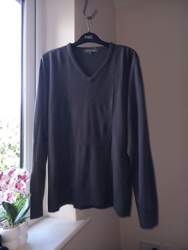 Men dark grey v neck - men, v-neck