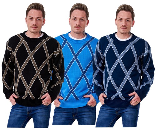 Mens knitted jumper sweater - knitted,